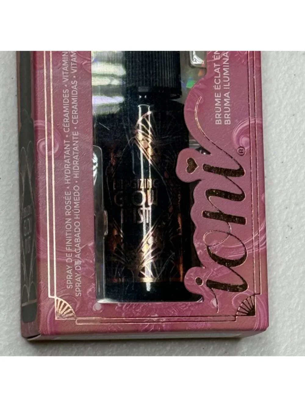 ioni Energizing Glow Mist Dewy Hydrating Finishing Spray New